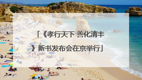 《孝行天下 善化清丰》新书发布会在京举行