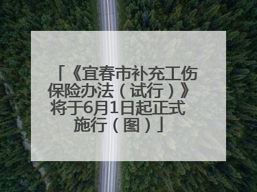 《宜春市补充工伤保险办法（试行）》将于6月1日起正式施行（图）