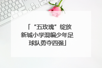 “五玫瑰”绽放 新城小学混编少年足球队勇夺四强