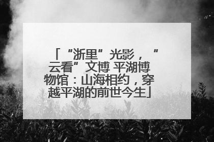 “浙里”光影，“云看”文博 平湖博物馆：山海相约，穿越平湖的前世今生