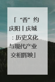 “香”约庆阳丨庆城：历史文化与现代产业交相辉映