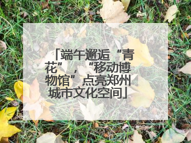 端午邂逅“青花”，“移动博物馆”点亮郑州城市文化空间