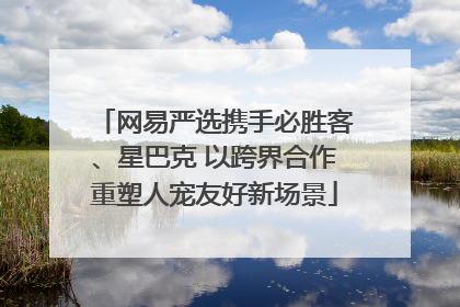 网易严选携手必胜客、星巴克 以跨界合作重塑人宠友好新场景