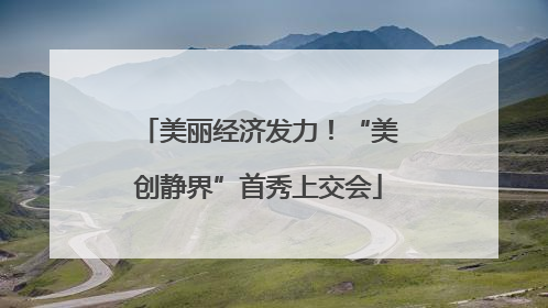 美丽经济发力！“美创静界”首秀上交会