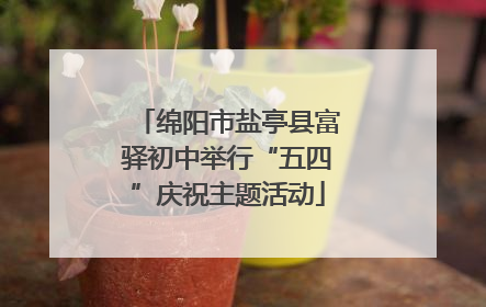 绵阳市盐亭县富驿初中举行“五四”庆祝主题活动