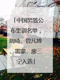 中国男篮公布集训名单，周琦、曾凡博、雷蒙、廖三宁入选