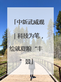中新武威观｜科技为笔，绘就夏粮“丰”景