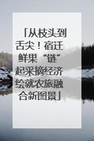从枝头到舌尖！宿迁鲜果“链”起采摘经济绘就农旅融合新图景