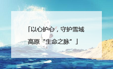 以心护心，守护雪域高原“生命之脉”