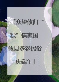 众望攸归“粽”情家国 攸县多彩民俗庆端午