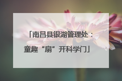 南昌县银湖管理处：童趣“扇”开科学门