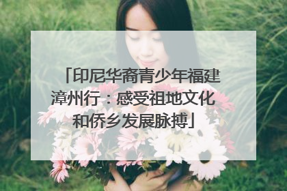 印尼华裔青少年福建漳州行：感受祖地文化和侨乡发展脉搏
