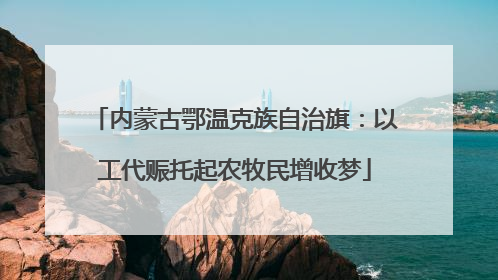 内蒙古鄂温克族自治旗：以工代赈托起农牧民增收梦