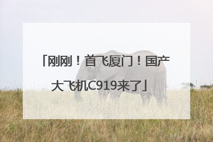 刚刚！首飞厦门！国产大飞机C919来了