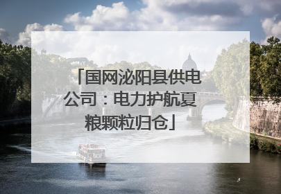 国网泌阳县供电公司：电力护航夏粮颗粒归仓