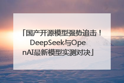 国产开源模型强势追击！DeepSeek与OpenAI最新模型实测对决