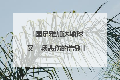 国足雅加达输球：又一场悲伤的告别