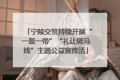 宁陵交警持续开展“一盔一带”“礼让斑马线”主题公益宣传活