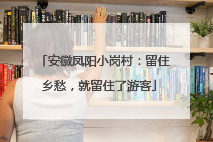 安徽凤阳小岗村：留住乡愁，就留住了游客