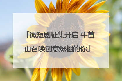 微短剧征集开启 牛首山召唤创意爆棚的你