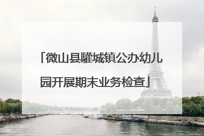 微山县驩城镇公办幼儿园开展期末业务检查