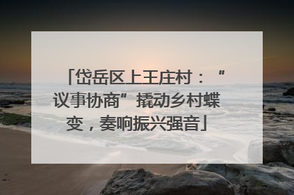 岱岳区上王庄村：“议事协商”撬动乡村蝶变，奏响振兴强音