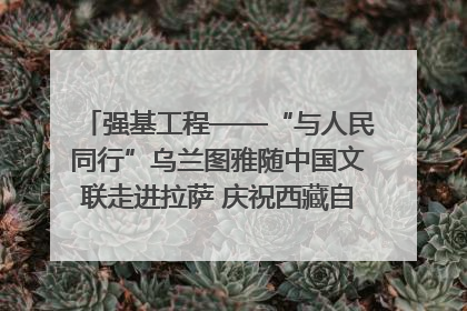 强基工程——“与人民同行”乌兰图雅随中国文联走进拉萨 庆祝西藏自治区成立60周年