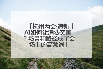 杭州两会·追新丨AI如何让消费突围？场景和路径成了会场上的高频词