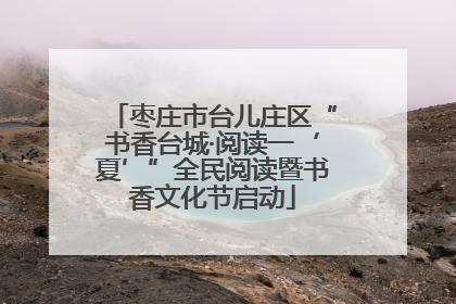 枣庄市台儿庄区“书香台城·阅读一‘夏’”全民阅读暨书香文化节启动