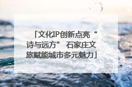 文化IP创新点亮“诗与远方” 石家庄文旅赋能城市多元魅力