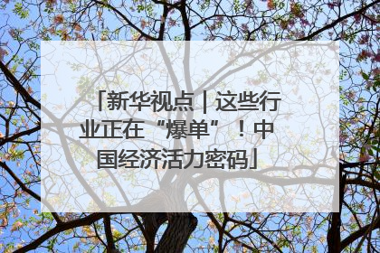 新华视点｜这些行业正在“爆单”！中国经济活力密码