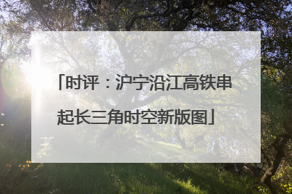 时评：沪宁沿江高铁串起长三角时空新版图
