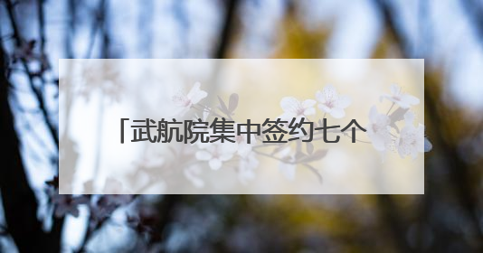 武航院集中签约七个项目，助力打造更轻更强国产大飞机机身