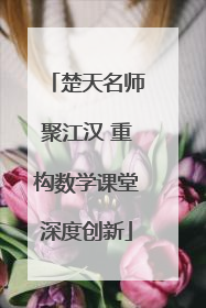 楚天名师聚江汉 重构数学课堂深度创新