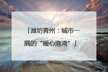 潍坊青州：城市一隅的“暖心港湾”