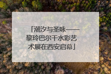潮汐与圣咏——黎玲巴尔干水彩艺术展在西安启幕