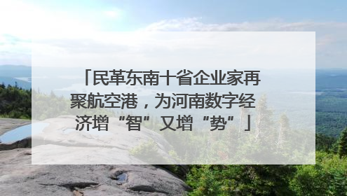 民革东南十省企业家再聚航空港，为河南数字经济增“智”又增“势”