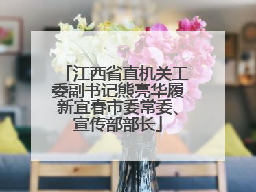江西省直机关工委副书记熊亮华履新宜春市委常委、宣传部部长