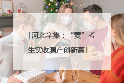 河北辛集：“麦”考生实收测产创新高