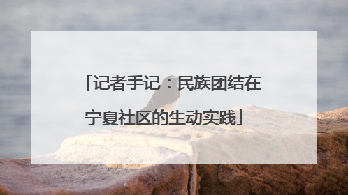 记者手记：民族团结在宁夏社区的生动实践
