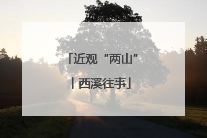 近观“两山”丨西溪往事