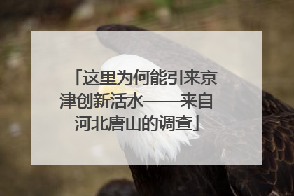 这里为何能引来京津创新活水——来自河北唐山的调查