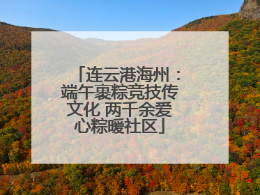 连云港海州：端午裹粽竞技传文化 两千余爱心粽暖社区