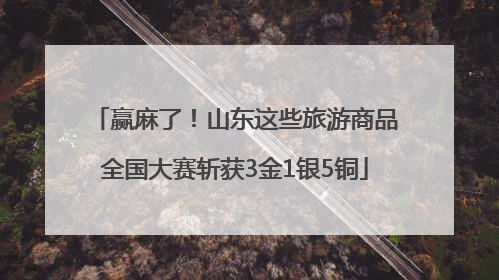 赢麻了！山东这些旅游商品全国大赛斩获3金1银5铜