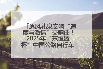 逐风礼泉奏响“速度与激情”交响曲！2025年“东恒盛杯”中国公路自行车联赛第五站（陕西·礼泉站）正式开赛