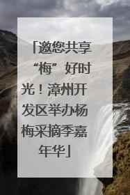 邀您共享“梅”好时光！漳州开发区举办杨梅采摘季嘉年华