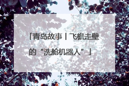 青岛故事丨飞檐走壁的“洗舱机器人”