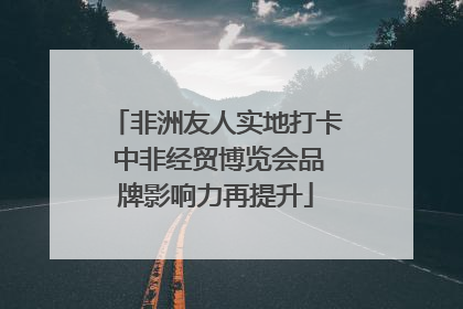 非洲友人实地打卡 中非经贸博览会品牌影响力再提升