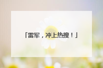 雷军，冲上热搜！