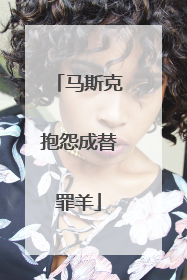 马斯克抱怨成替罪羊